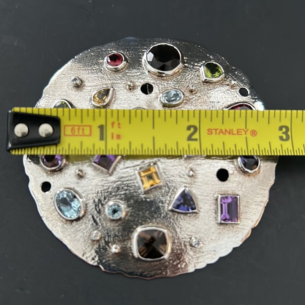 Ross Simons Multi Gemstone Sterling 925 Pendant - Picture 10 of 10